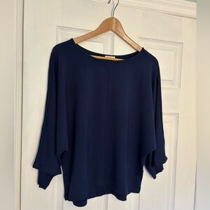 Terrera szS Elegant Navy Women's Top